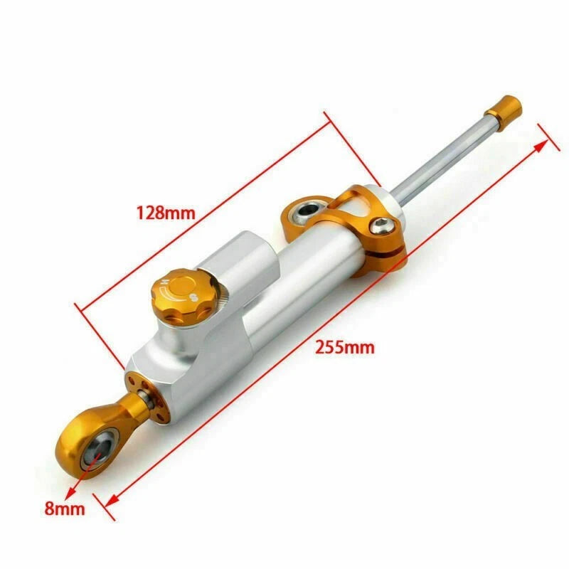 CNC Adjustable Steering Damper Stabilizer for Universal Motorcycle (All Years)