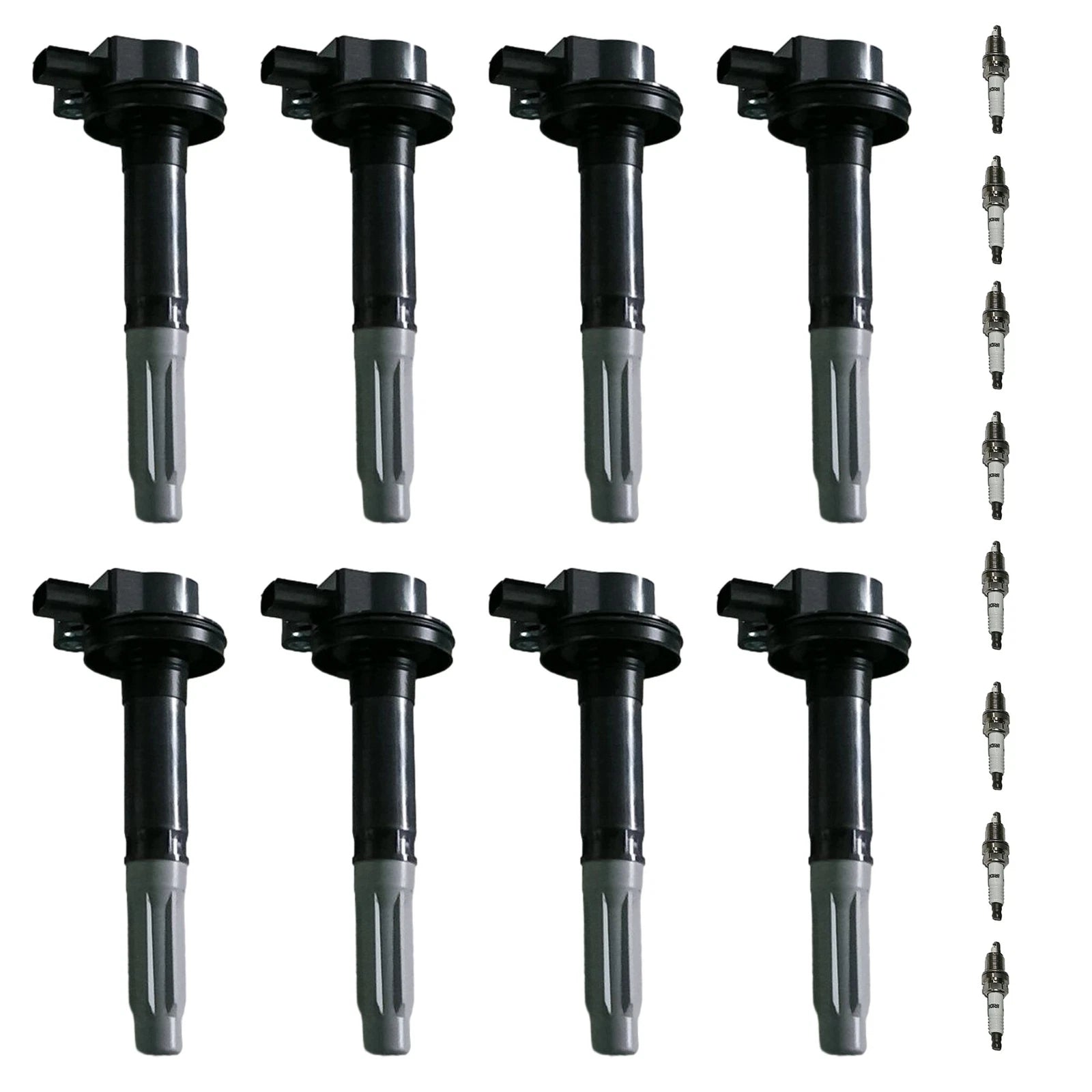 Set of 8 Ignition Coils & Spark Plug Packs for Ford F-150 Mustang (2011–2020)