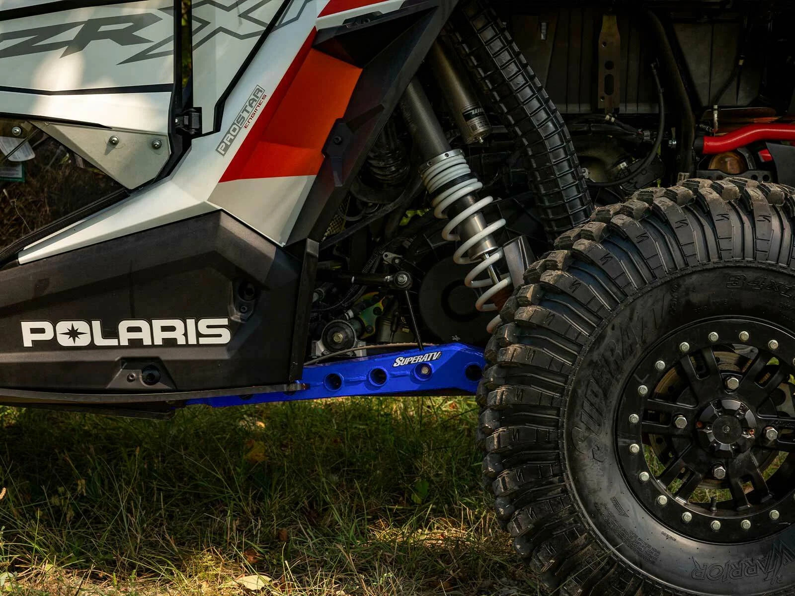 High Clearance Rear Trailing Arms for Polaris RZR RS1 (2018–2021) - Blue