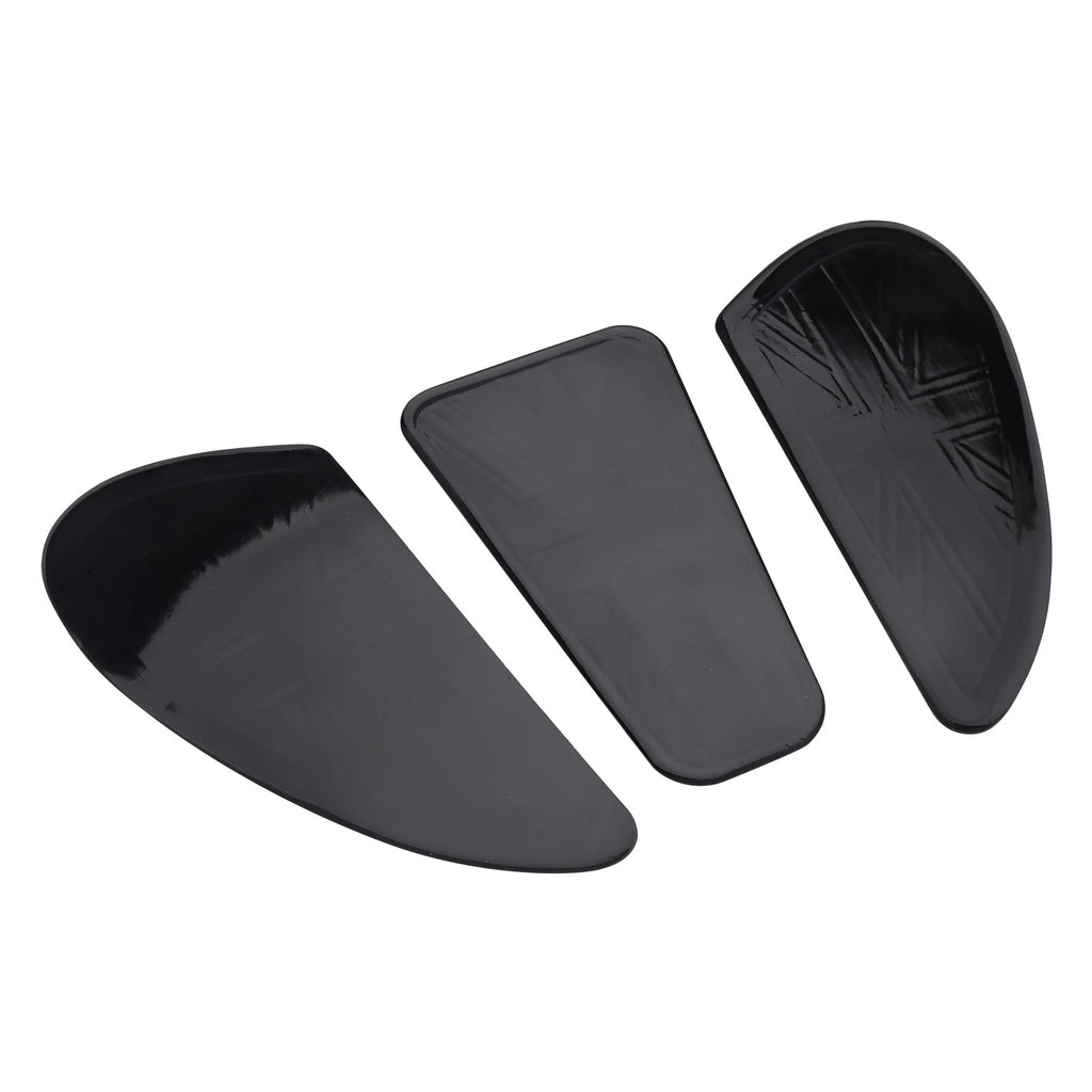 3X Fuel Petrol Tank Knee Pads for Triumph Bonneville T100 T120 Bobber (2016–2023)