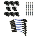 Set of 8 Ignition Coil Wires & Iridium Spark Plugs for Silverado 1500 HD (2001–2007)