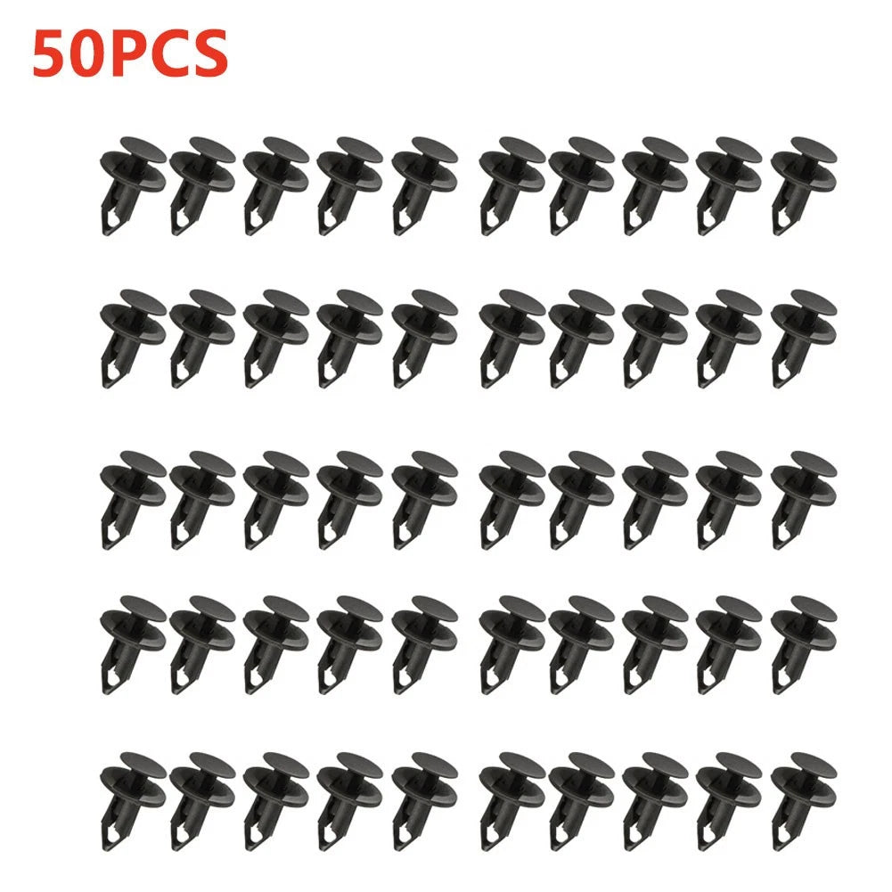 50X Fenders Rivets Clips for ATV UTV (8mm Diameter)