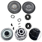Complete Lawn Mower Wheels Kit for Honda HRR216 HRS216 HRT216 (8 Inch)
