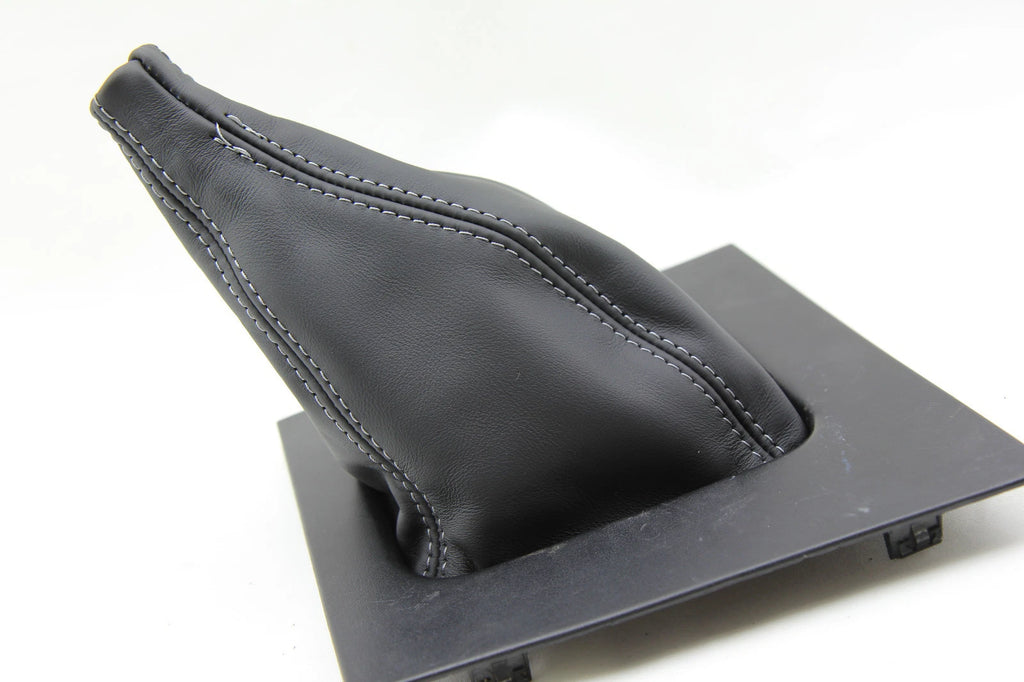 Manual Shift Boot for Ford Mustang (1987–1993) Gray Stitch PVC Leather