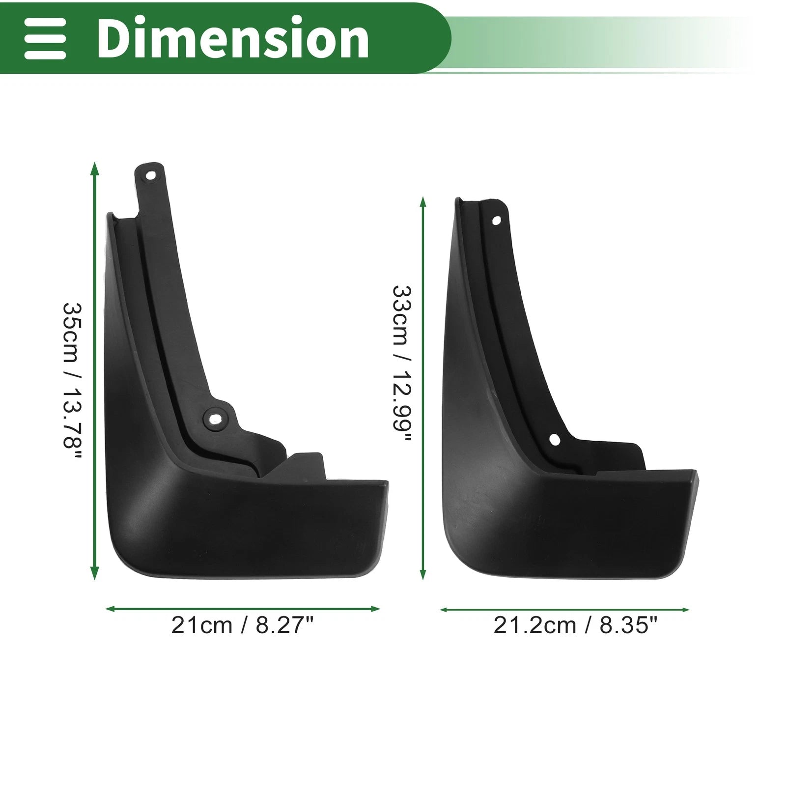 Mud Flaps Splash Guards for Buick Envision (2021–2023) W/ Mount Accessories