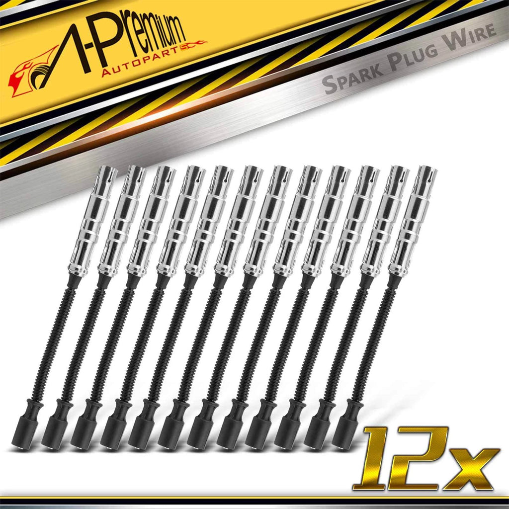 12x Spark Plug Wire Set for Mercedes-Benz C240 C320 C32 AMG E320 (2001–2005)