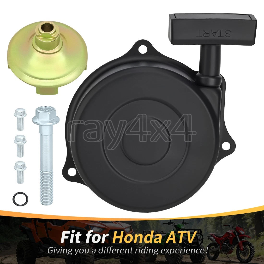 Recoil Pull Start Starter Pulley Cup for Honda Recon 250 TRX250 (1997–2020)