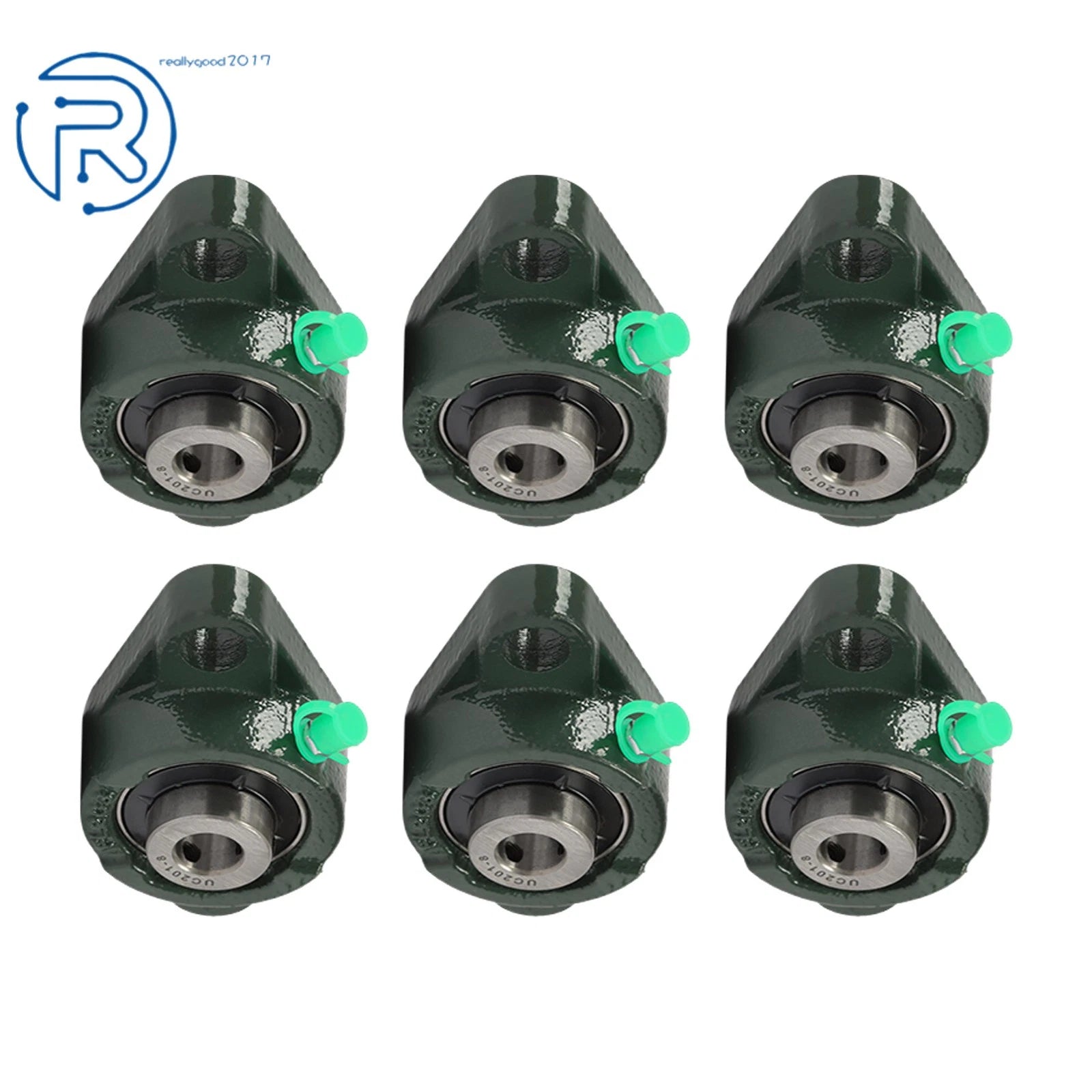 6X UCFL201-8 Pillow Block Bearing for Flange Mounted Applications (1/2" Bore)