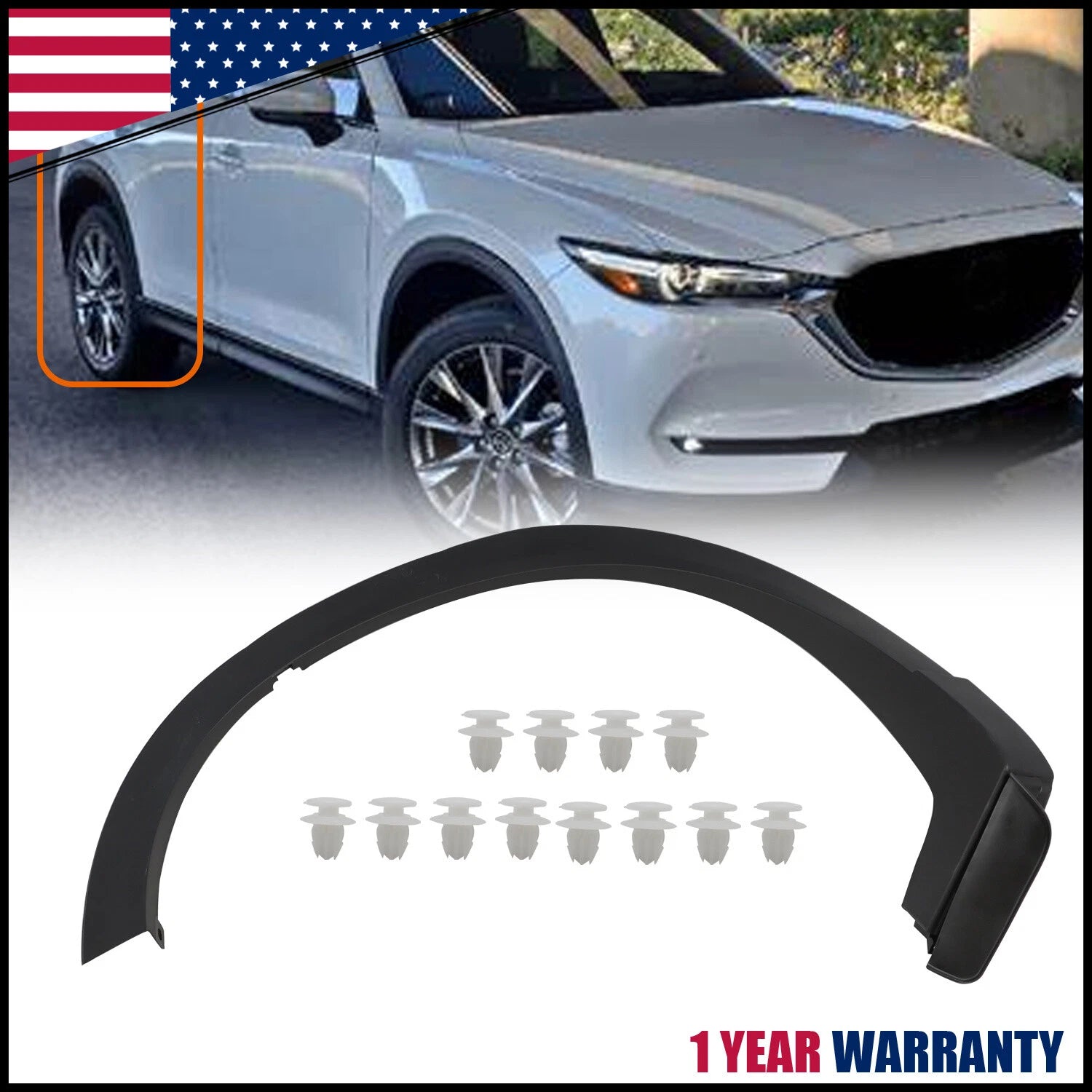 Fender Opening Molding for Mazda CX-9 (2016–2023) TK4851W50H