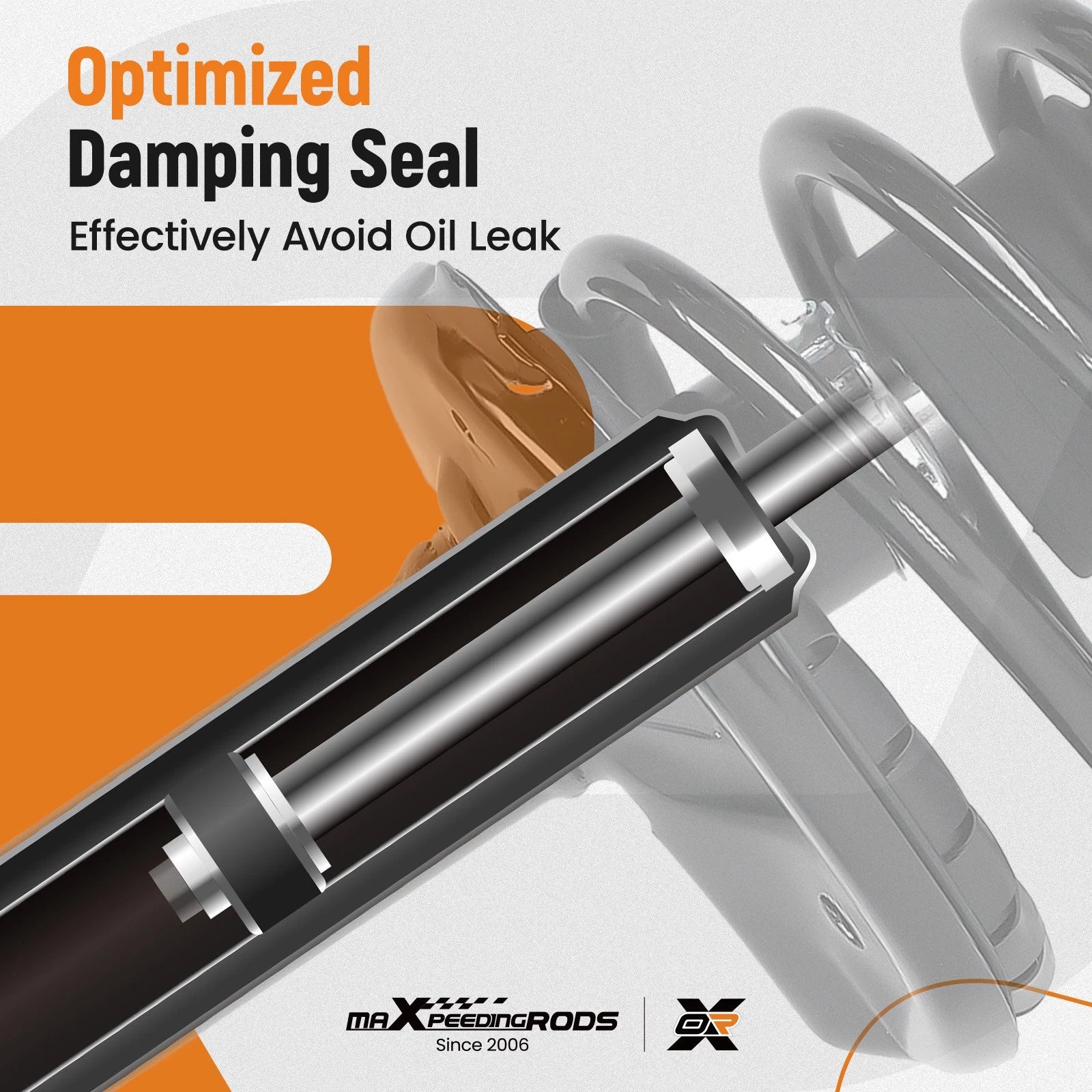 Complete Rear Struts w/ Spring Sway Bars Link for Toyota Camry Solara (1997–2003)