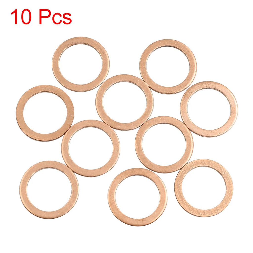 10pcs M16 Flat Copper Washers for Nissan (11026-61000)
