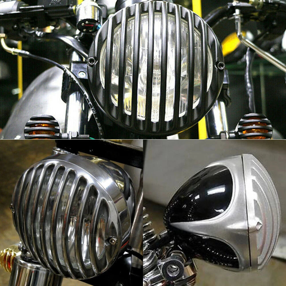 4.7" Motorcycle Headlight Lamp for Harley Chopper Bobber Cafe Racer