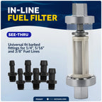 In-Line Fuel Filter for Five Oceans FO2637