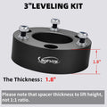 3" Front Leveling Lift Kit for Chevy Silverado 1500 GMC Sierra 1500 (2007–2023)