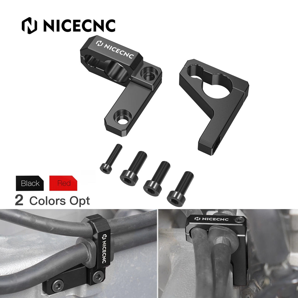 Set of 2 Rear Brake Line Hose Clamps for Honda TRX450R TRX450ER (2004–2009)