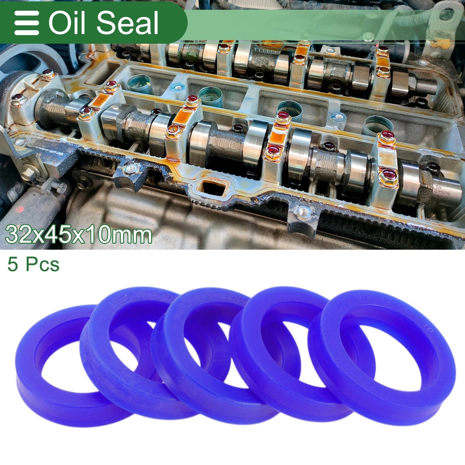 Set of 5 Oil Seal Rotary Shaft Seal 32x45x10mm for Various Models