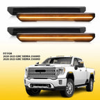 4X LED Front Rear Side Marker Amber Lights for GMC Sierra 2500 3500HD (2020–2023)