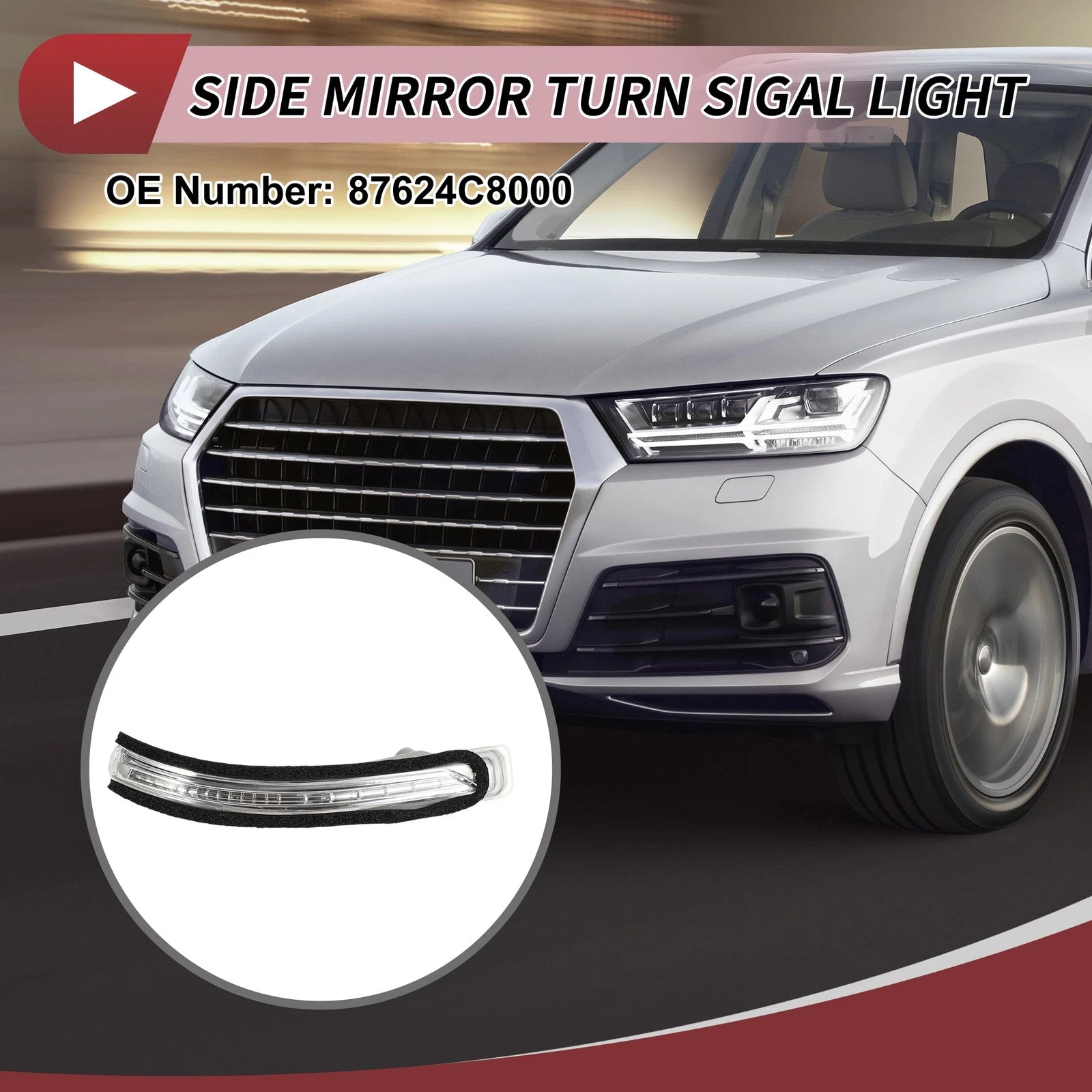 LED Turn Signal Light for Hyundai I20 (2014–2020) Right No. 87624C8000