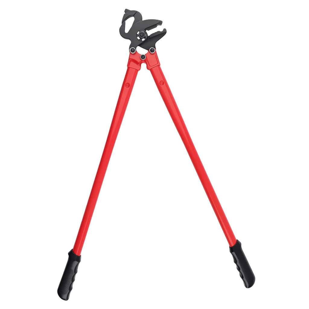 Heavy Duty Snow Chain Tool 32.5" CrV Steel Plier with TPR Grip Handle Red Color
