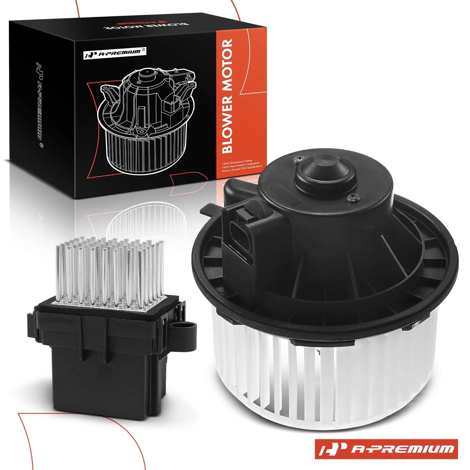 Front HVAC Blower Motor & Resistor Kit for Chevy Avalanche Silverado (2001–2006)