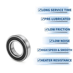 Deep Groove Ball Bearing 30x55x13mm for Scooter Skateboard (6006DDU)