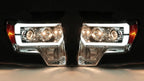 2X LED Tube DRL Projector Headlights for Ford F150 (2009–2014)