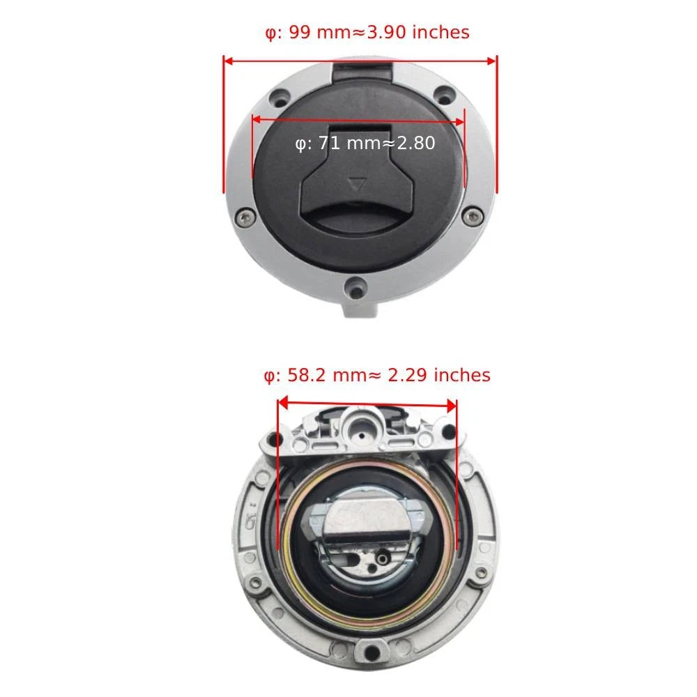 Fuel Gas Tank Cap for Honda CBR500R (2016–2020), CRF250RLA (2017–2020)