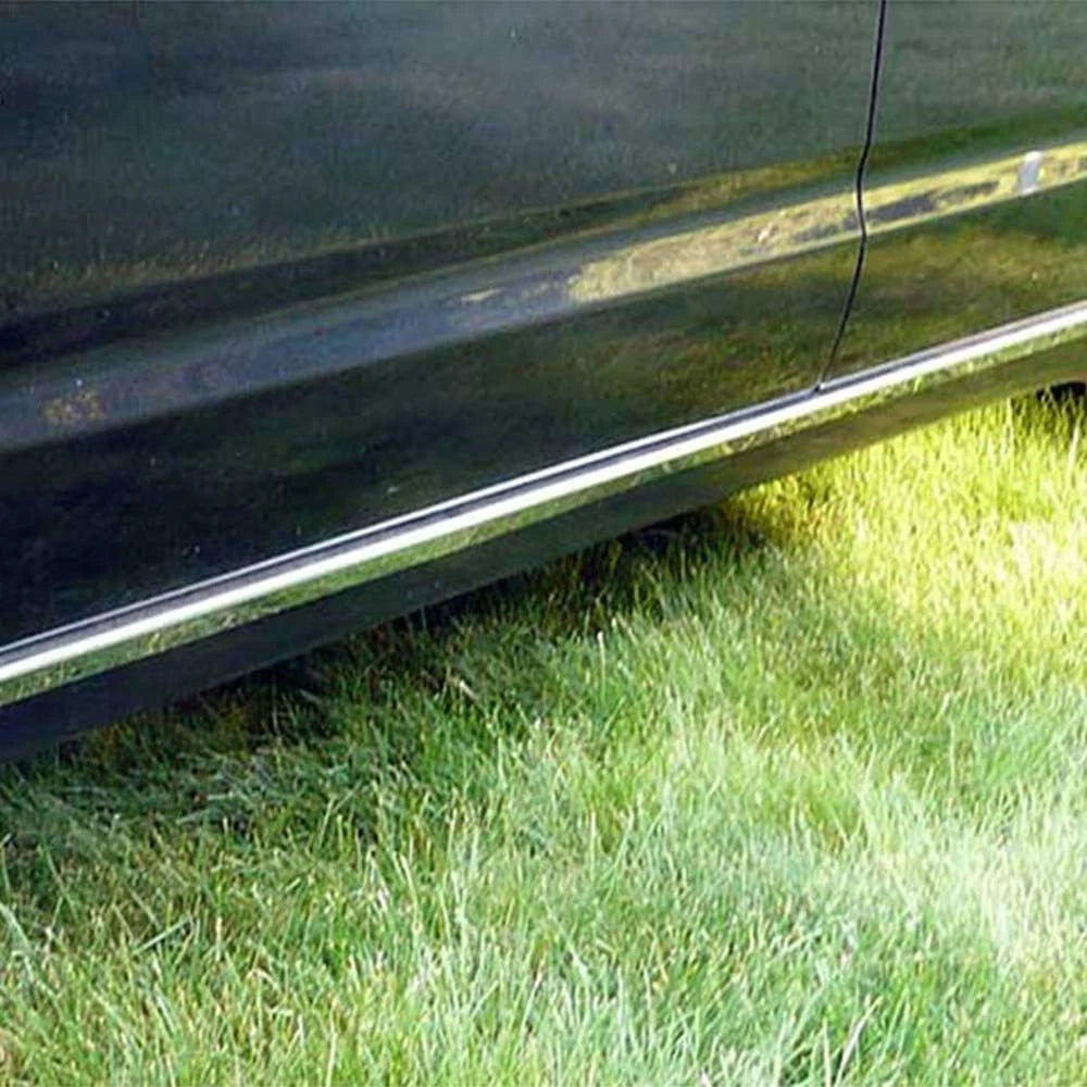 2pc Chrome Rocker Trim with Crease for Toyota Prius (2004–2009)