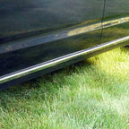 2pc Chrome Rocker Trim with Crease for Toyota Prius (2004–2009)