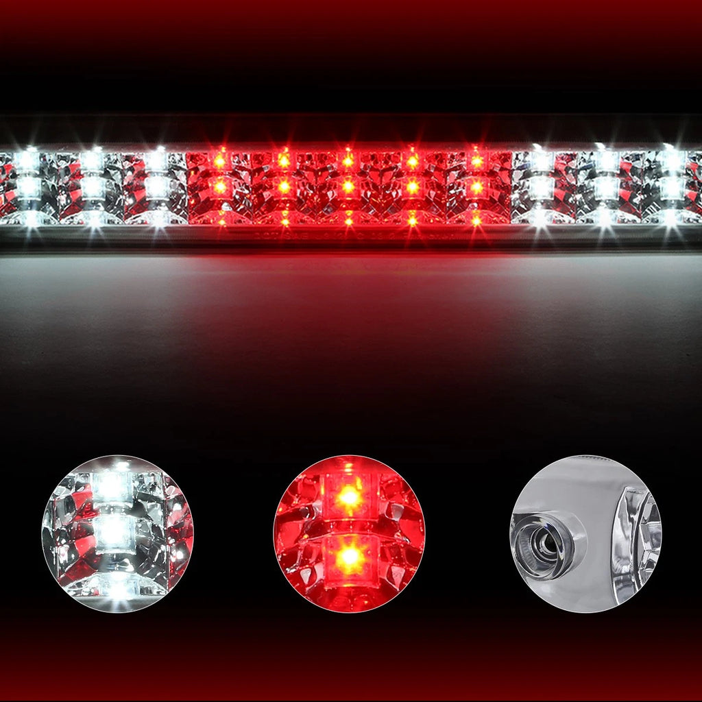 Dual Row LED Third Brake Light for Colorado/Canyon (2004–2012) Chrome