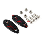 Block Off Base Plates for Kawasaki ZX6R (2009–2012) - Black