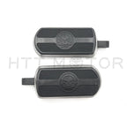 Black Gear Skull Foot Pegs for Harley Sportster (1984–2017)