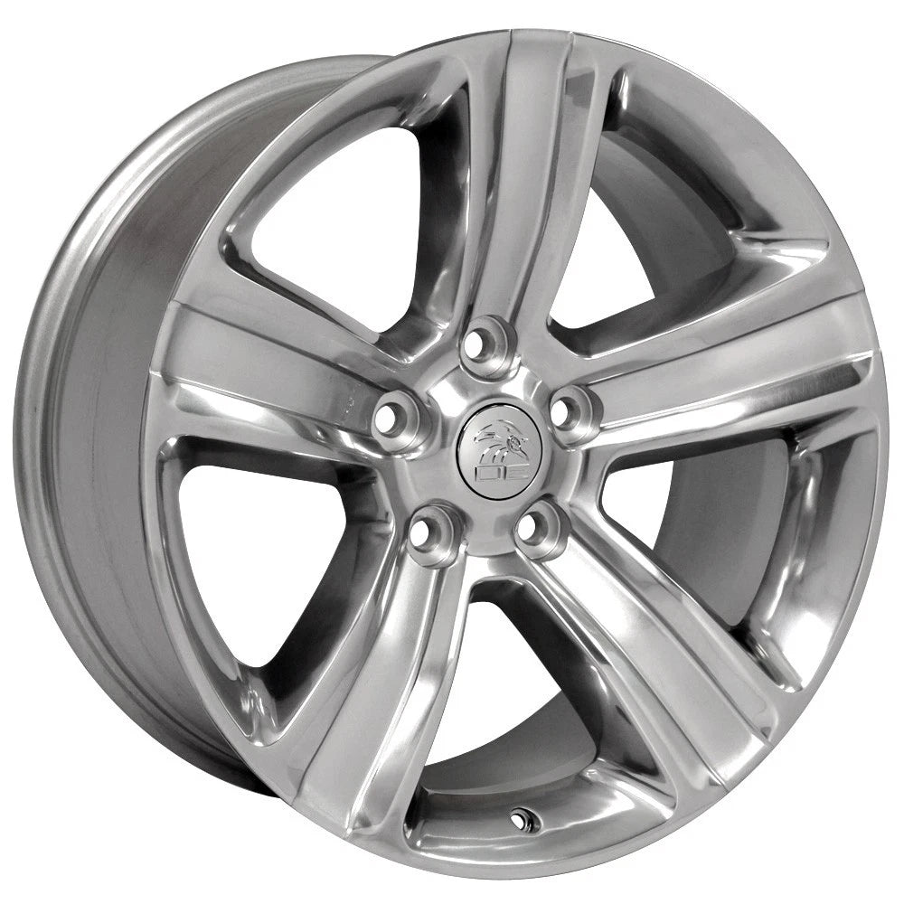 Polished Wheel 20x9 w/Silver Inlay for 2009 Chrysler Aspen - OWH3704