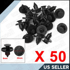 Set of 20 Plastic Rivets Fasteners for Nissan (8mm Hole)