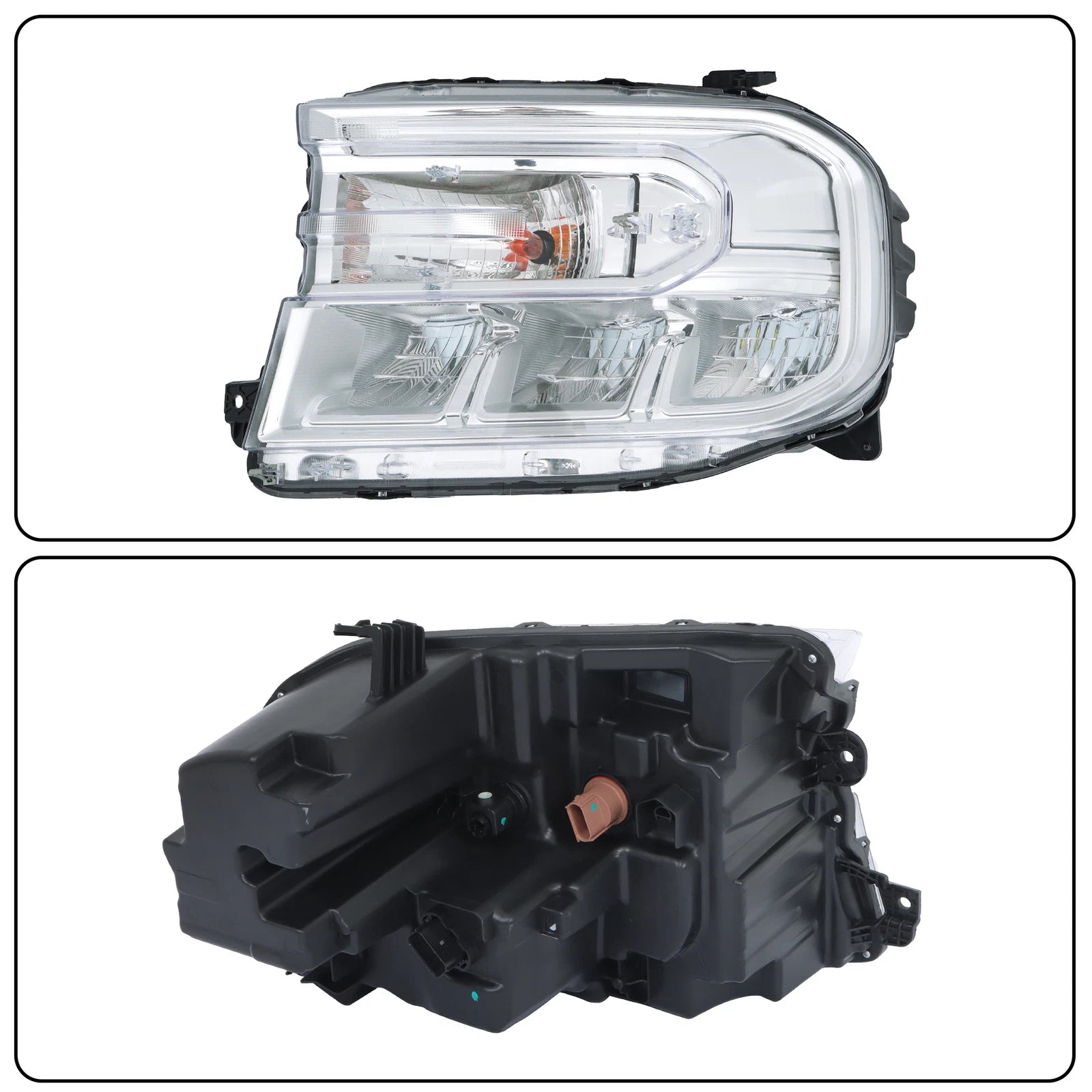 Headlight for Ford Maverick XL/XLT (2022–2024) Clear LH Side Housing
