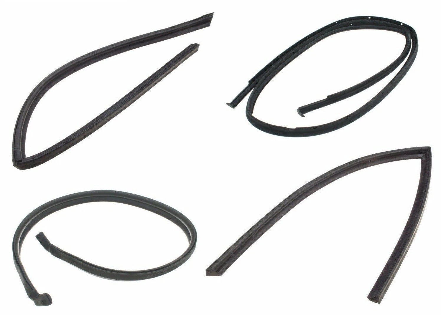 Lower Convertible Hard Top Seals Kit for Mercedes C107 SL-Class (1972–1989)