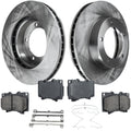 Front Brake Disc and Pad Kit for Toyota Land Cruiser Lexus LX470 (2001–2007)