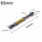 1/4 Hex Shank PH2 Screwdriver Bit for (75mm Length)