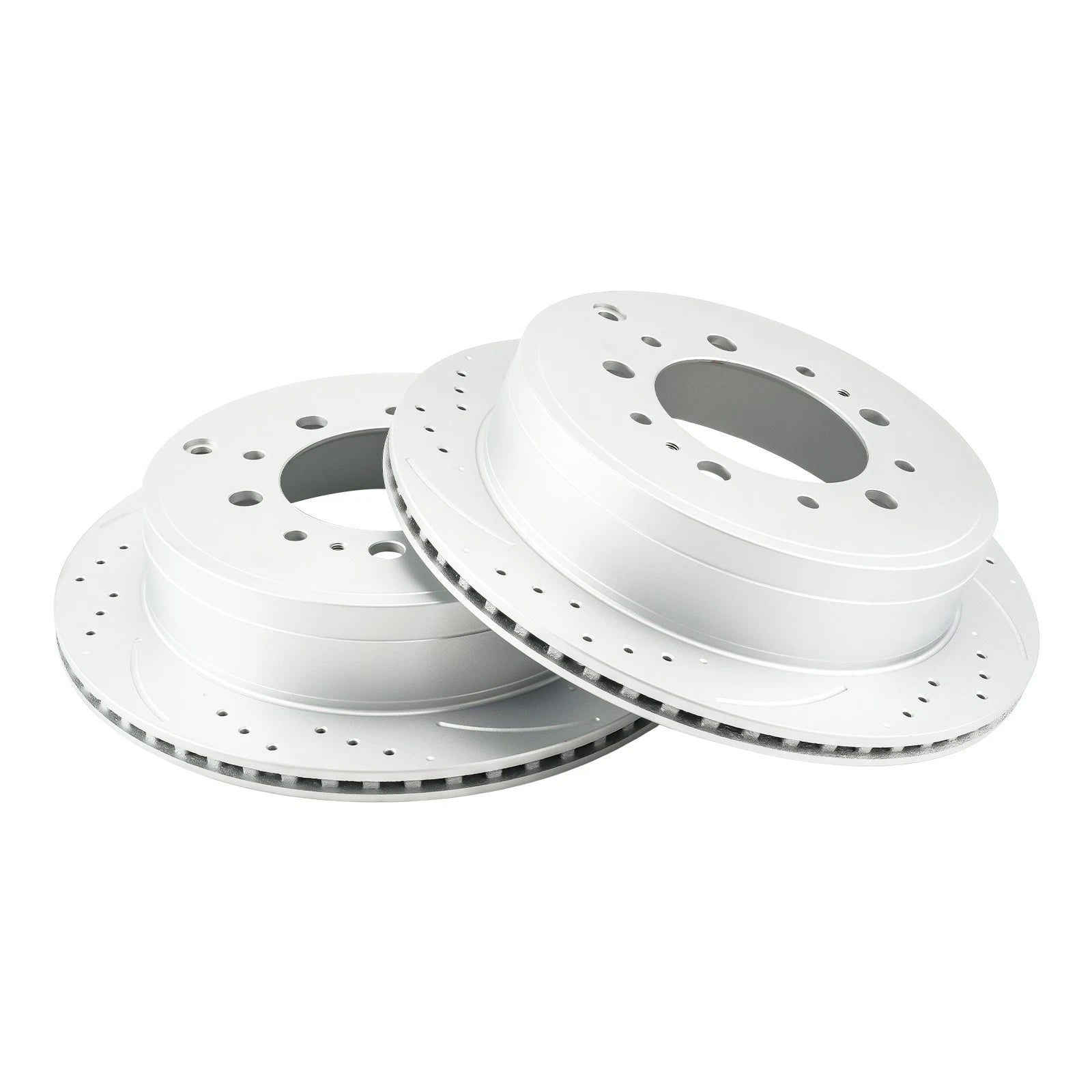 Rear Drilled Slotted Brake Rotors for Toyota Sequoia (2008–2022)
