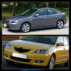 Set of 2 Smoke Lens Amber LED Front Fender Side Marker Lights for Mazda 2/3/5/MPV