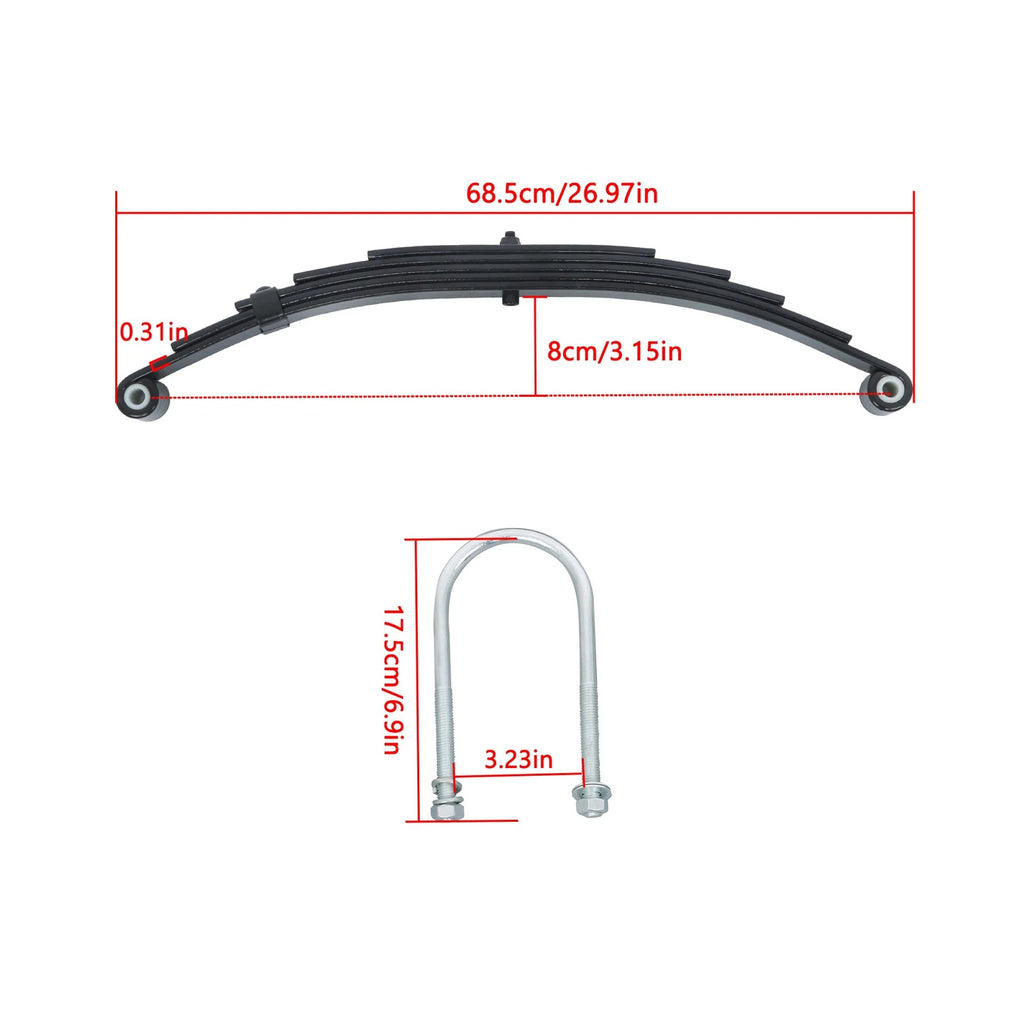Single Trailer Axle Suspension Kit for Trailer (6000lbs)