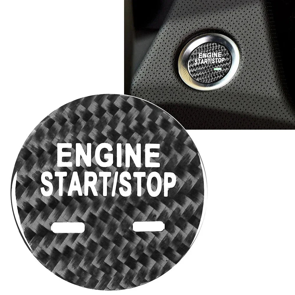 Black Engine Start Stop Button Trim for Cadillac XTS XT5 CT6 SRX CTS (2013-2020)