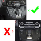 Carbon ABS Gear Shift Media AC Control Panel Trim for Honda CR-V (2017-2022)