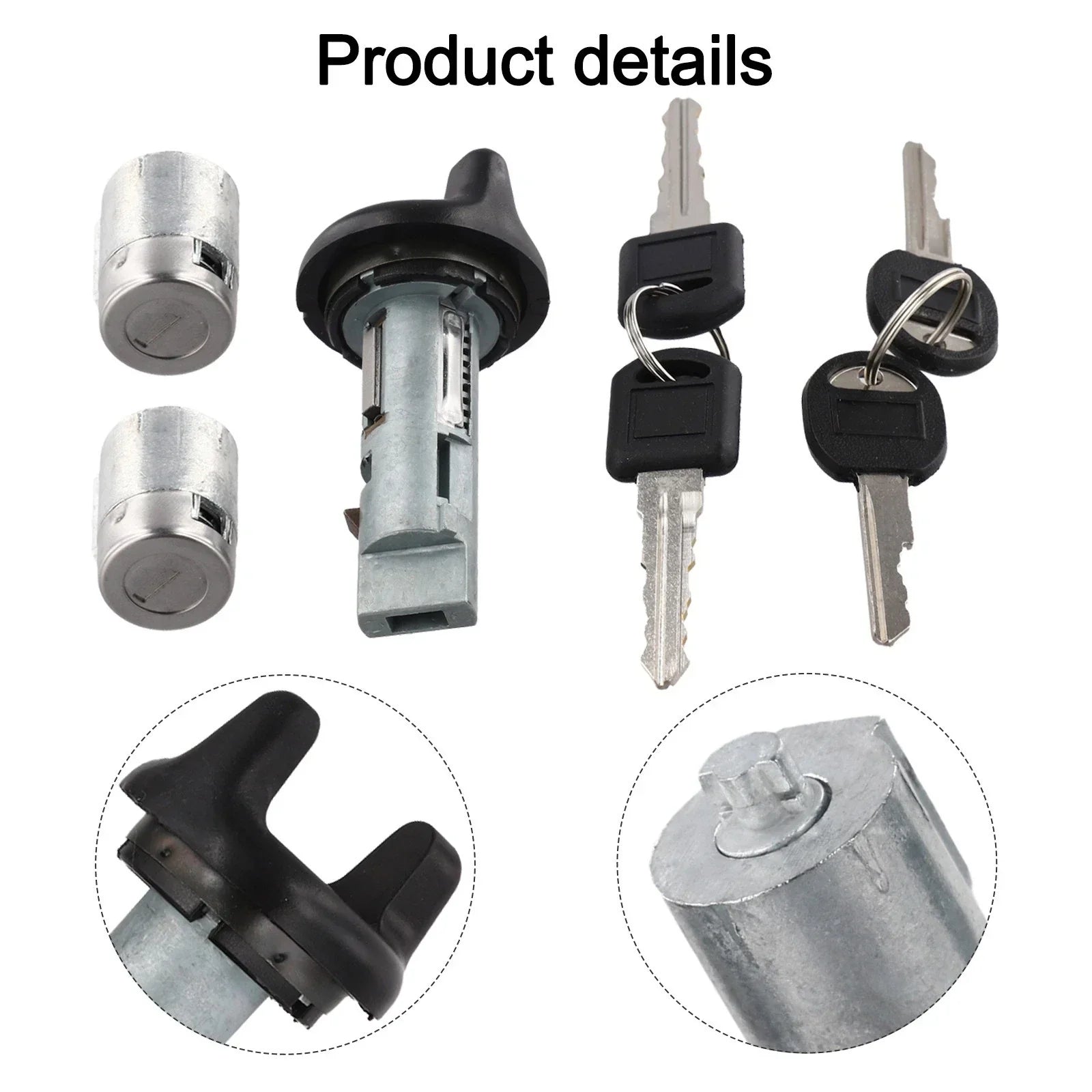 2 x Door Lock Cylinders and Keys for Chevy/GMC