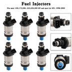 Set of 6 Fuel Injectors for Mercury Outboard 150 175 200 225 250 300 HP (1998–2005)
