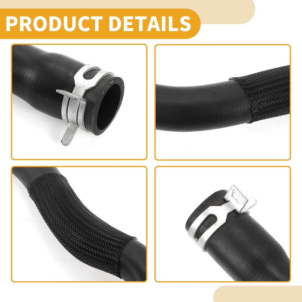 Radiator Hose for Ford Focus Mk3 1.6 2.0 (2010–2020) No.BV618260KF Rubber Black