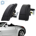 Set of 2 Black Plastic Outside Door Handles for Nissan 350Z (2003–2009)