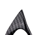 2 x Carbon Fiber Steering Wheel Knob Covers for Nissan Murano (2015-2020)