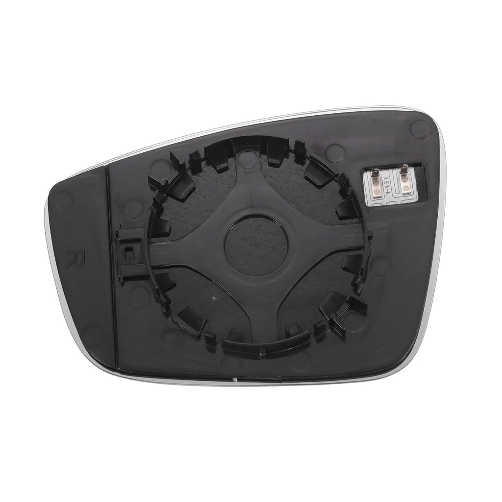 Right Side Heated White Mirror Glass for Volkswagen Beetle, Jetta 
