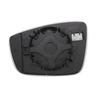 Right Side Heated White Mirror Glass for Volkswagen Beetle, Jetta 